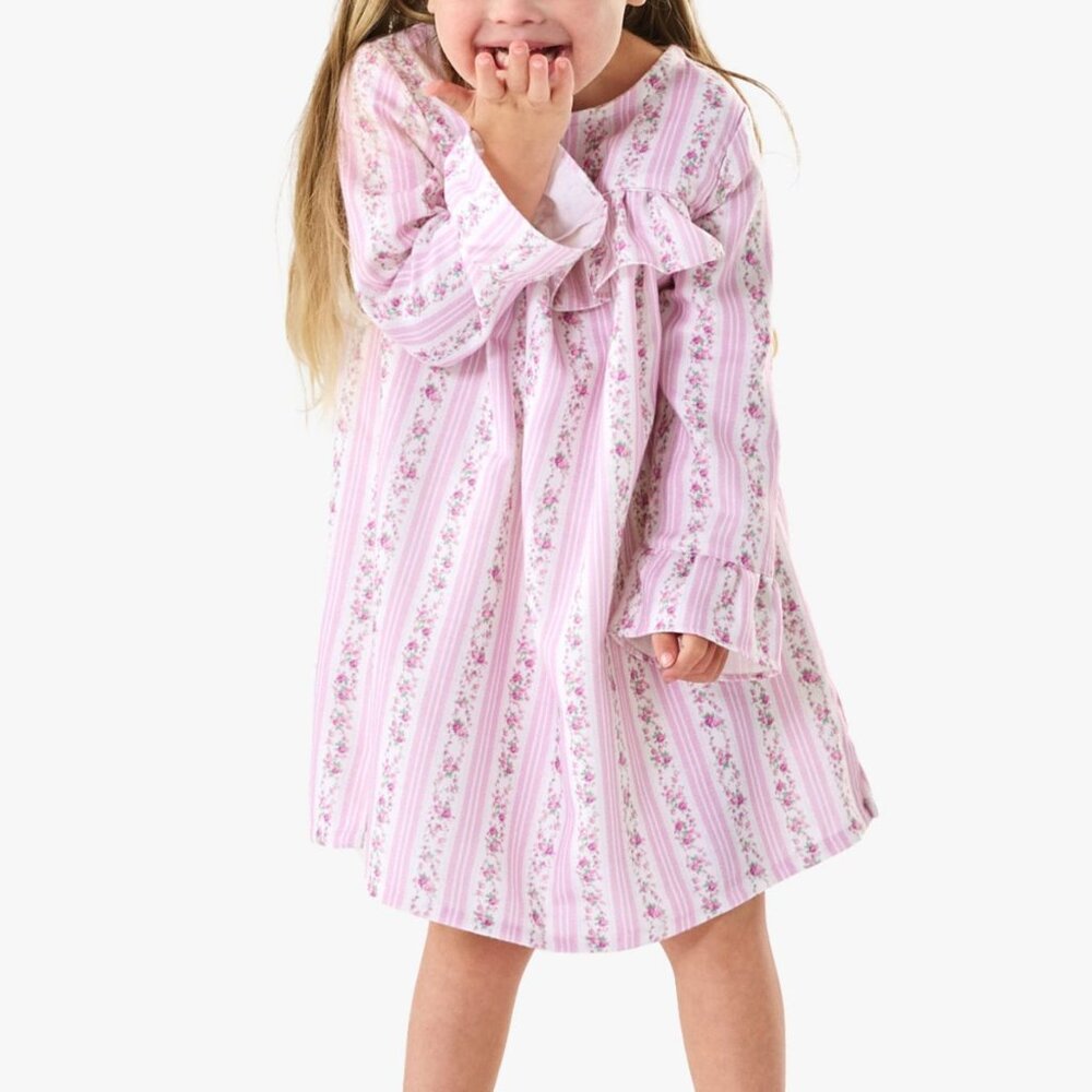 LoveShackFancy x Pottery Barn Flannel Night Gown Size 4 - Picture 9 of 9